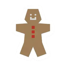 Unturned Gingerbread Cookie food icon