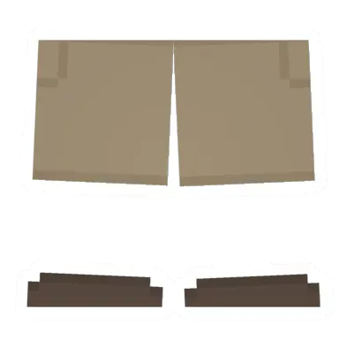 Unturned Khaki Shorts clothing icon
