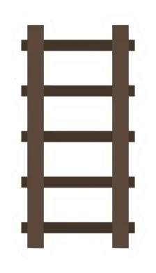 Unturned Pine Ladder barricade icon