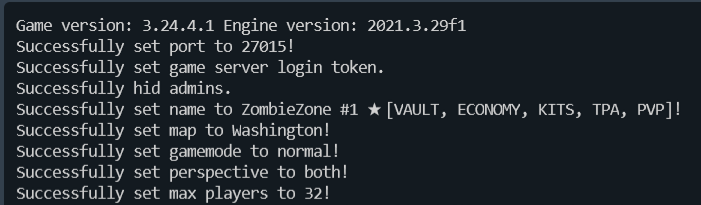 Server execute loading