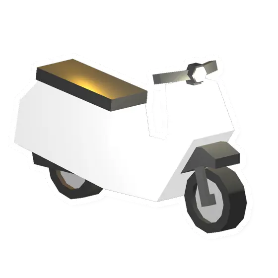 White Scooter