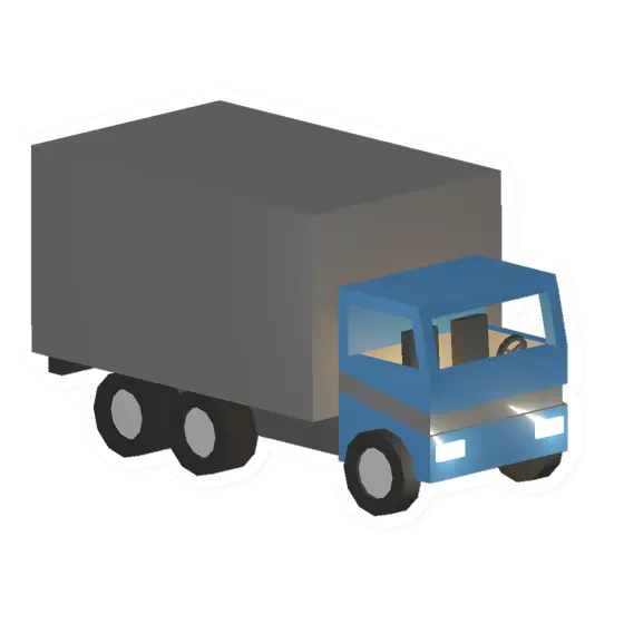 Blue Cargo Truck