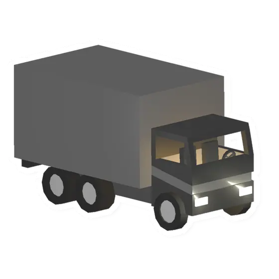 Black Cargo Truck
