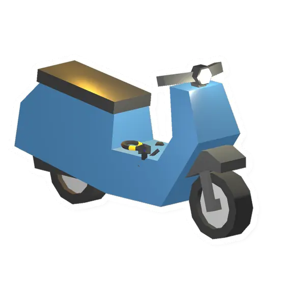 Blue Scooter