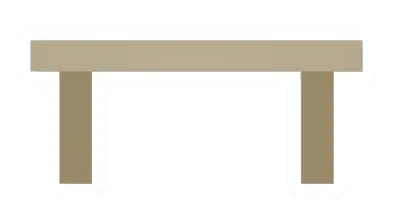Rectangular Palm Table