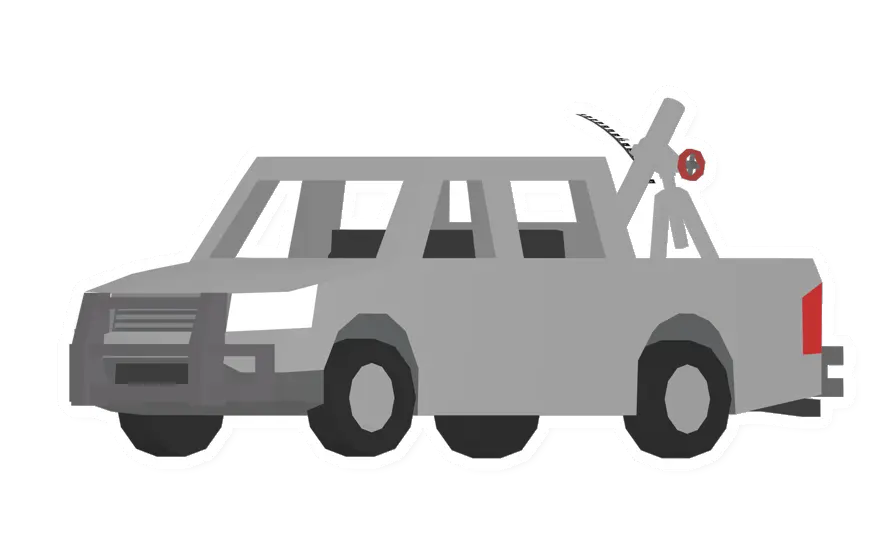 Unturned Armored Mortar Pickup Truck barricade icon