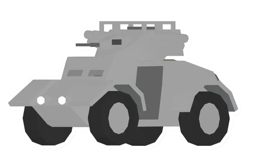 Unturned Medium Wheeled Combat Car barricade icon