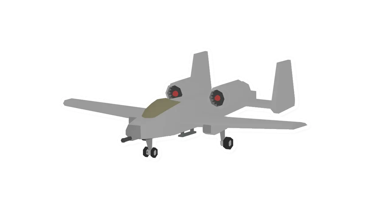 Unturned High Mobility Bomber Jet barricade icon
