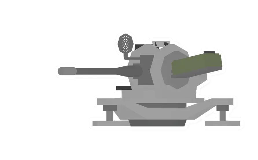 Unturned Advanced Anti-Aircraft Gun barricade icon