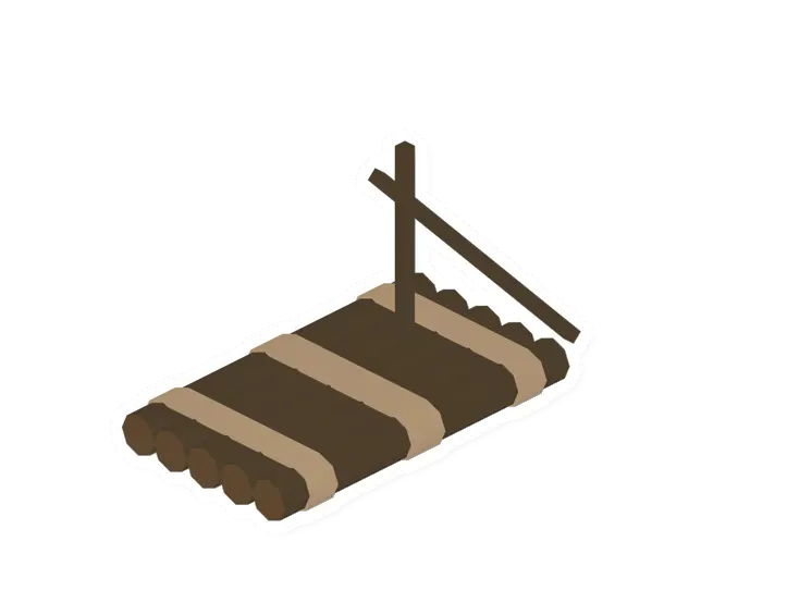 Unturned Birch Raft barricade icon