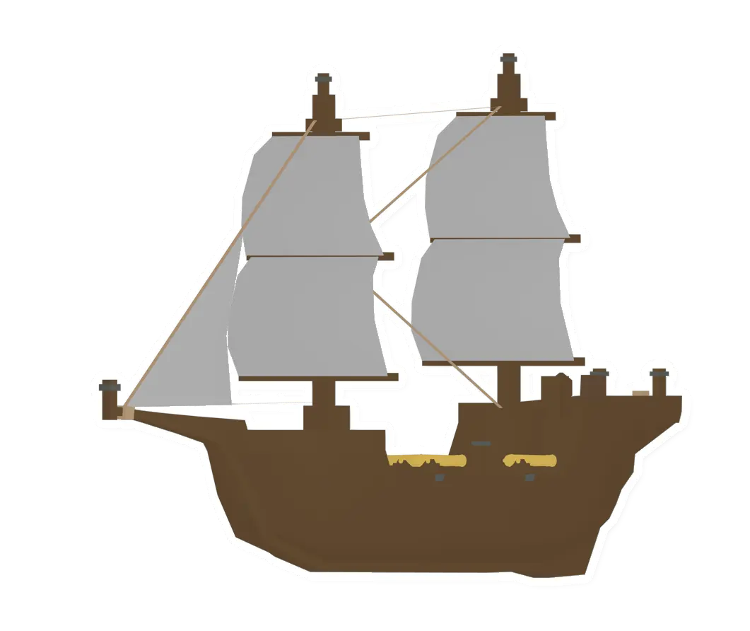 Unturned Maple Galleon barricade icon