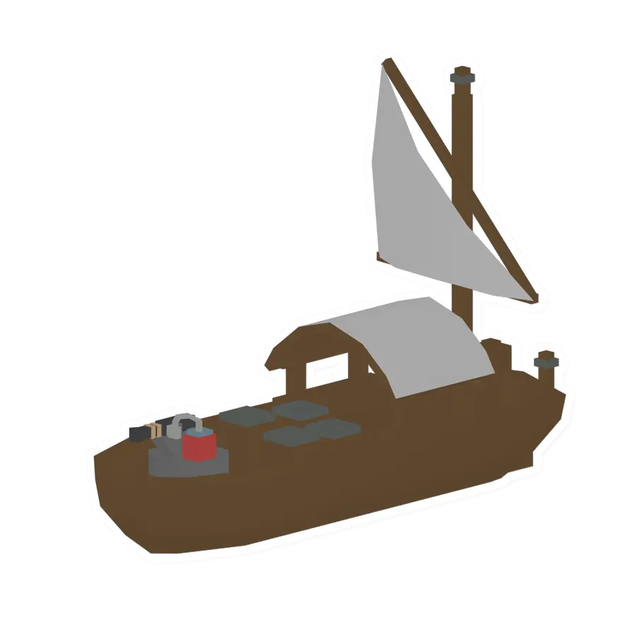 Unturned Maple Fire Ship barricade icon