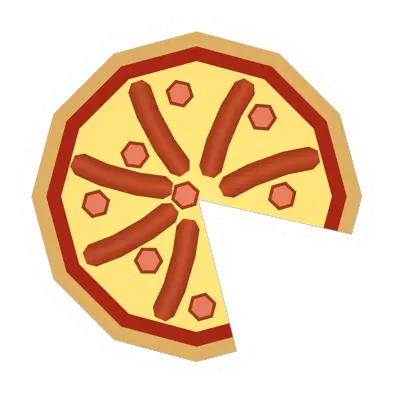 Sliced Sausage Pizza