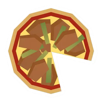 Sliced Hunter's Pizza