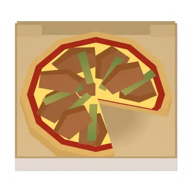 Hunter's Pizza Box (3 pieces left)