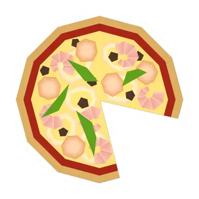 Sliced Seafood Pizza