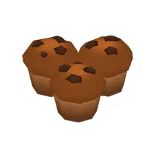 Three Chocolate Muffins