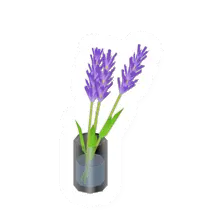Purple Flower Vase