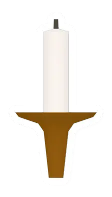 Wall Candle Holder (Brass)