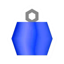Blue Ball Ornament