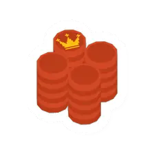 Piled Checkers Red Pieces