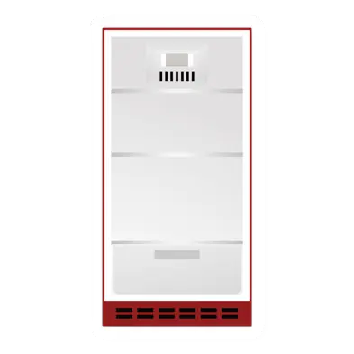 Refrigerator Body (Red)