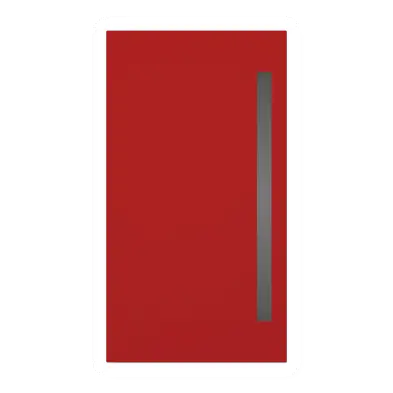 Metal Refrigerator Door (Red) (Left)
