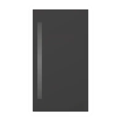 Refrigerator Door (Black) (Right)