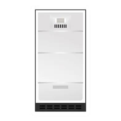 Metal Refrigerator Body (Black)