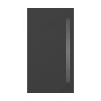 Metal Refrigerator Door (Black) (Left)