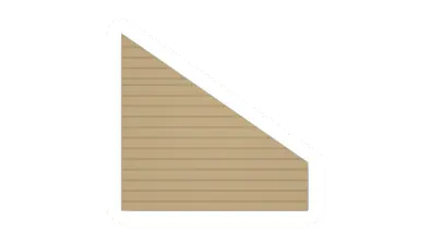 Eucalyptus Plank Ramp Wall