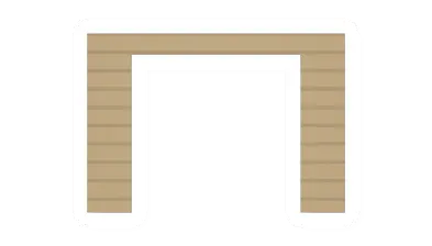 Eucalyptus Plank Garage Doorway