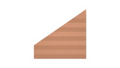 Maple Log Ramp Wall