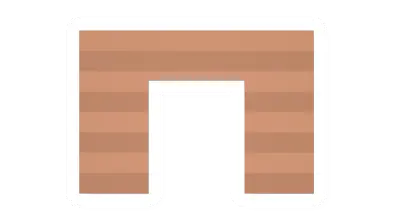 Maple Log Doorway