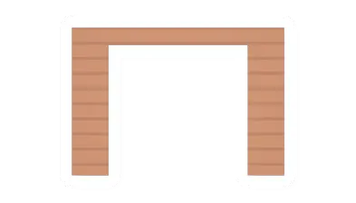 Maple Plank Garage Doorway