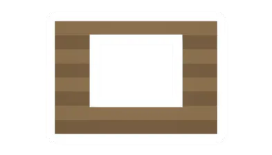 Pine Log Window