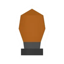 Orange Standing Lamp