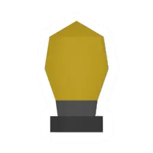 Yellow Standing Lamp