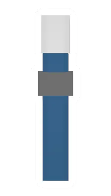 Mounted Blue Flare
