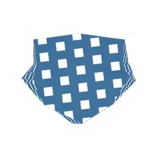 Blue Dotted Bandana