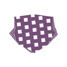 Purple Dotted Bandana