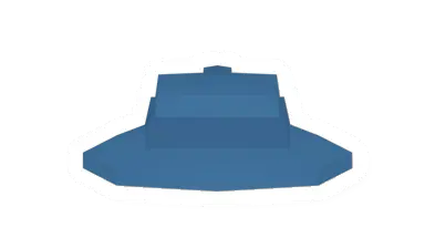 Blue Panama Hat