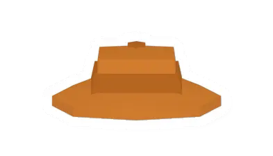 Orange Panama Hat