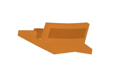 Orange Visor Hat
