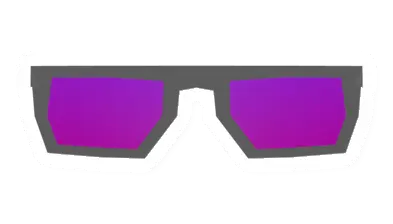 Purple Mirrored Glasses