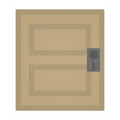 Lockable Eucalyptus Door