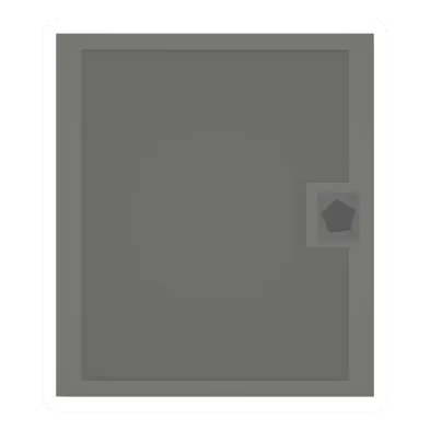 Unlocked Reinforced Door