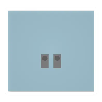 Unlocked One Way Glass Doubledoor