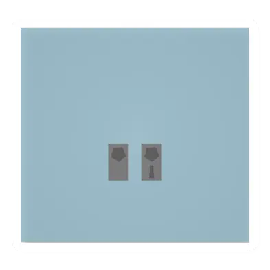Lockable One Way Glass Doubledoor