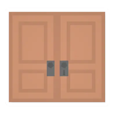 Lockable Maple Doubledoor